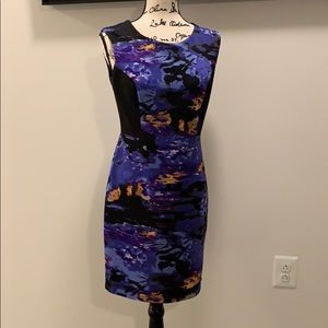Cynthia Rowley Abstract Print Scuba Dress